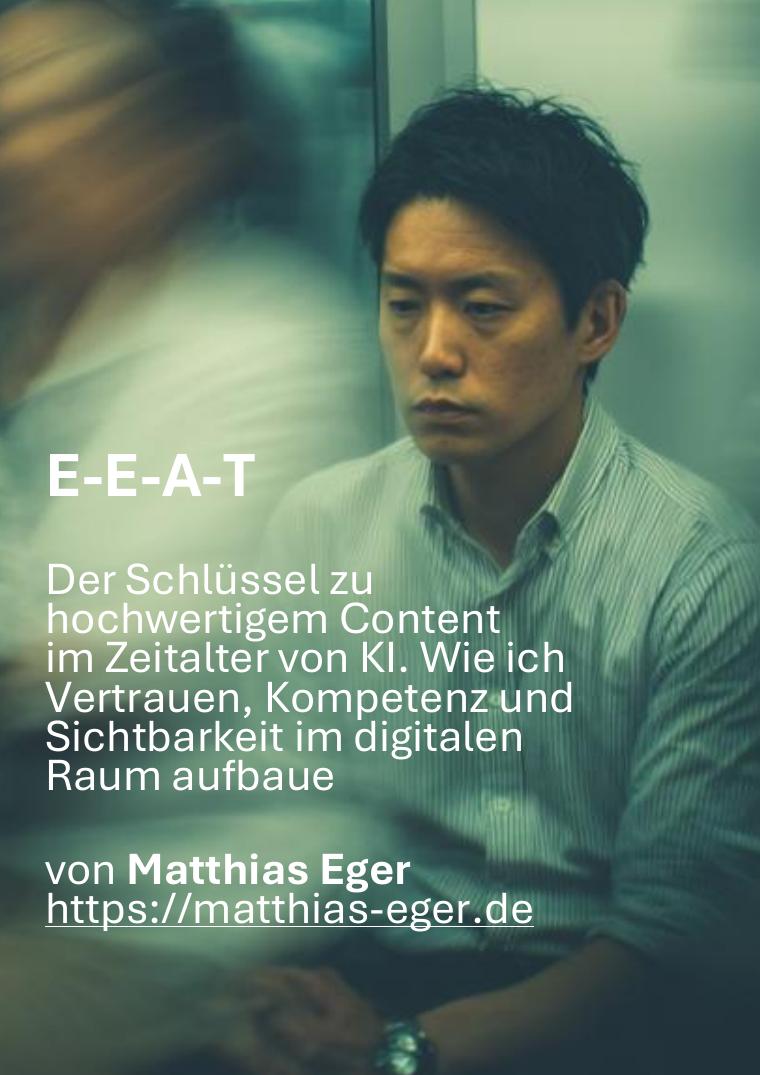 Titelseite des Whitepapers „E-E-A-T" von Matthias Eger