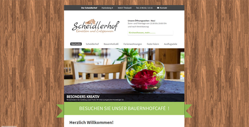 Homepage vom Scheidlerhof
