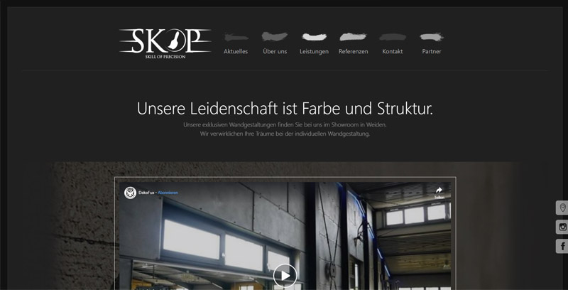 Homepage von Skop Malerbetrieb